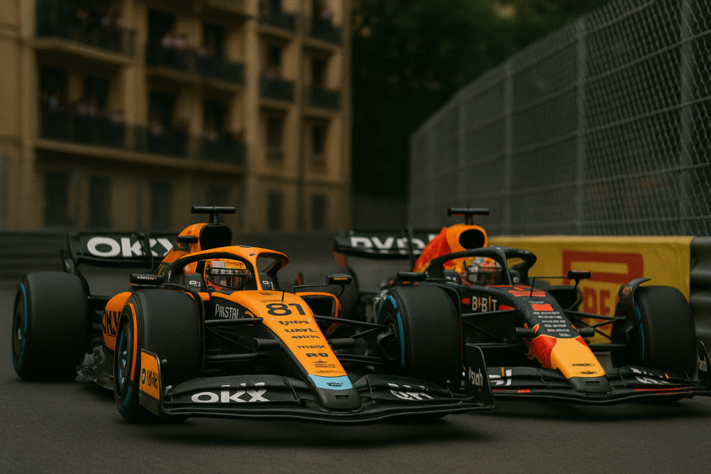 McLaren and Red Bull fight