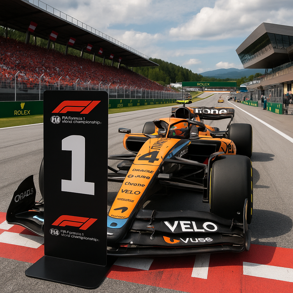 2025 Austrian GP Qualifying: Norris on Pole in the Red Bull Ring